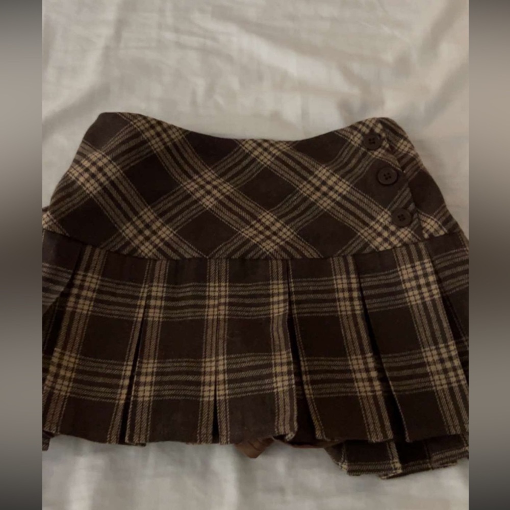 Xs plaid skirt